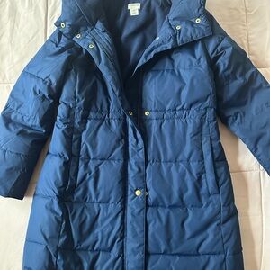 Girls Crewcuts Navy Parka jacket